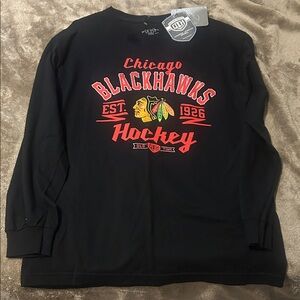 Old Time Hockey Chicago Blackhawks NHL Long Sleeve Shirt
